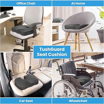 All-Day Comfort Cushion β Memory Foam Support for Work, Drive & Travel