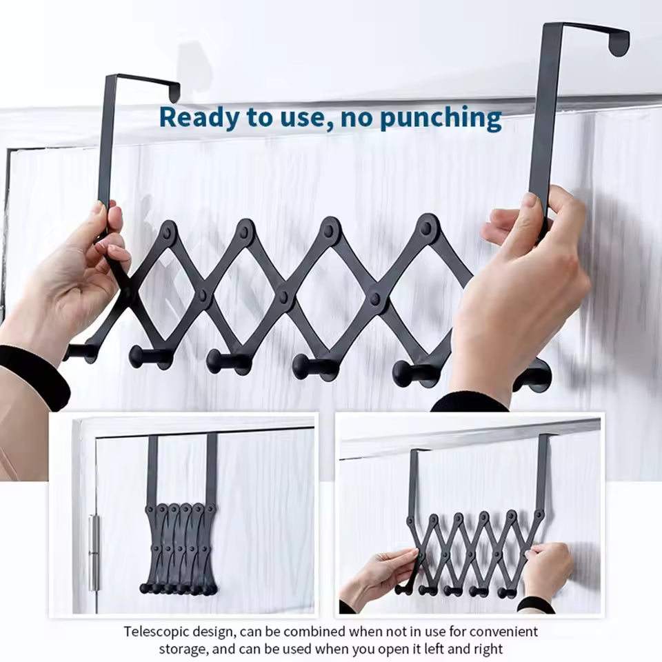 Over the Door Hooks Adjustable Multi-Purpose