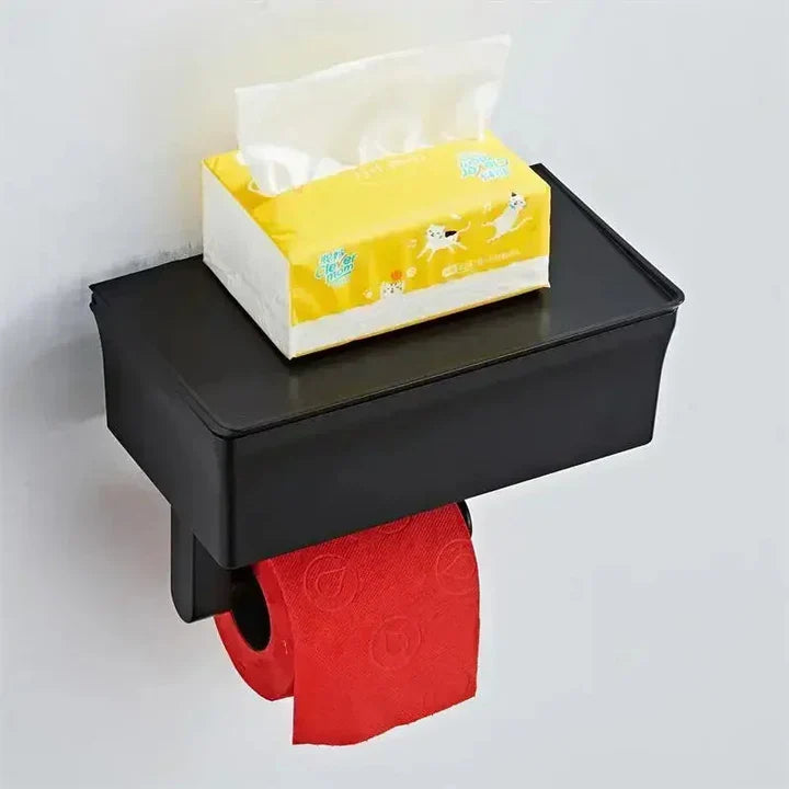 Must-Have Bathroom Organizer | 2-in-1 Toilet Paper Holder with Storage