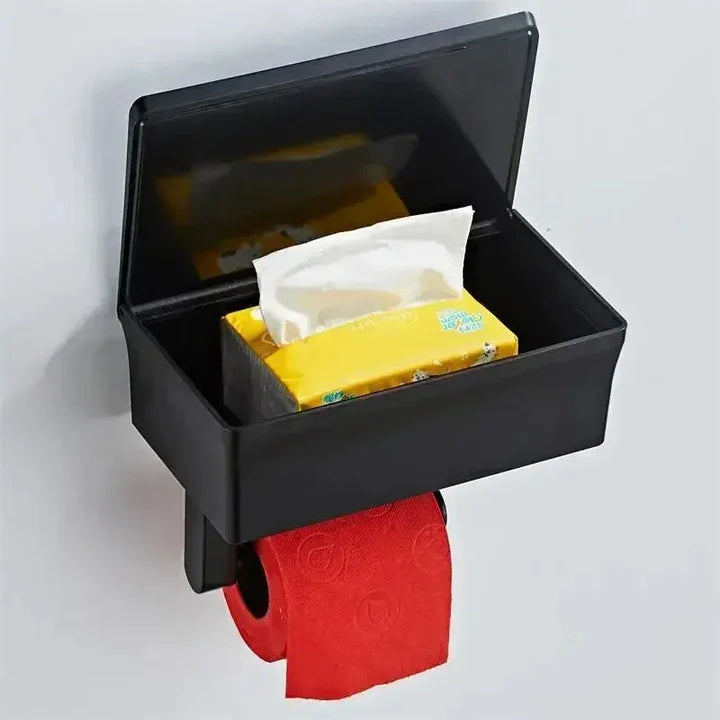 Must-Have Bathroom Organizer | 2-in-1 Toilet Paper Holder with Storage
