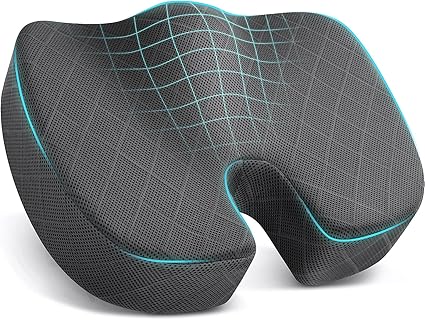 All-Day Comfort Cushion – Memory Foam Support for Work, Drive & Travel