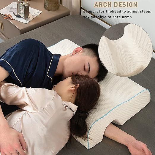 Couples Cuddle Arm Support Memory Foam Pillow