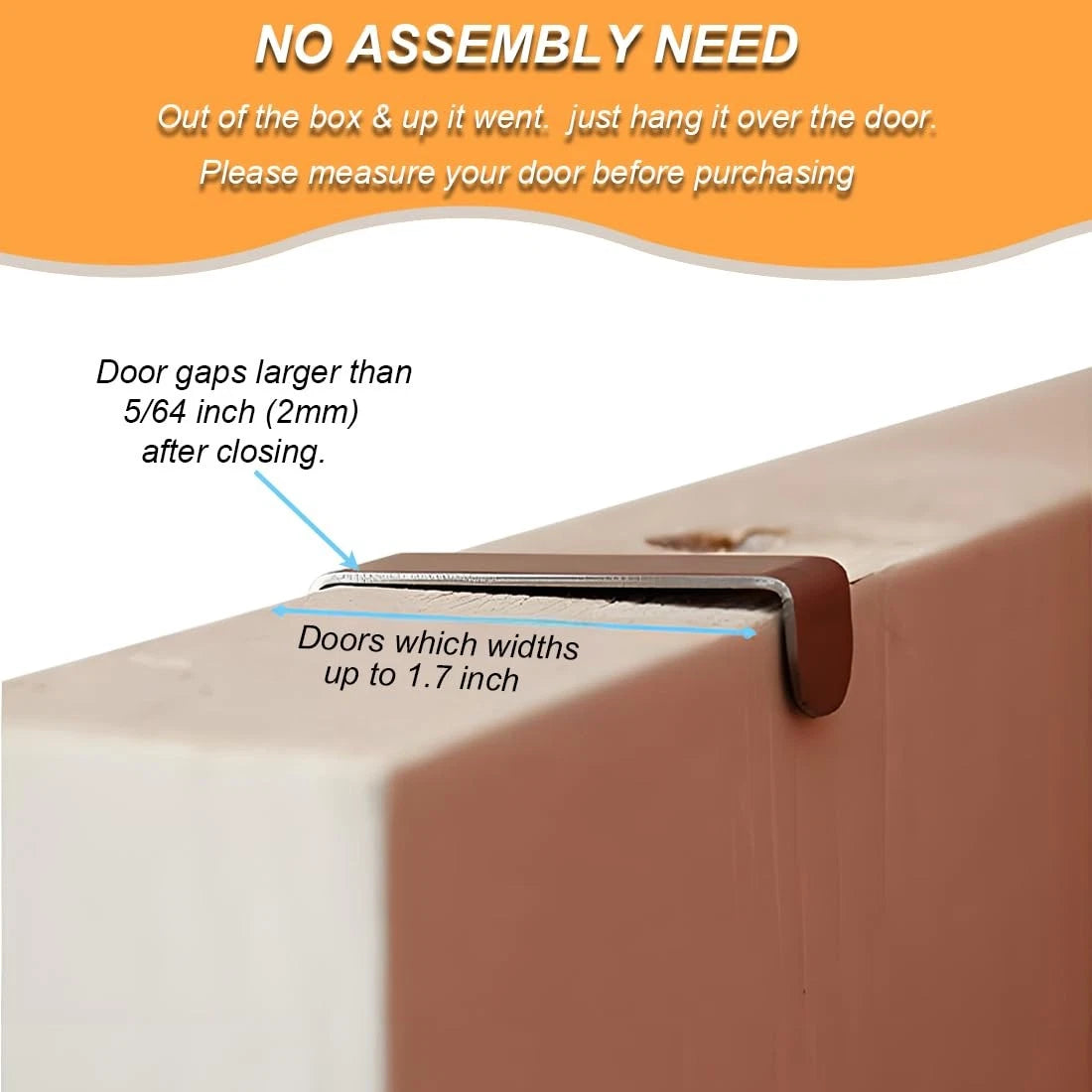 Over the Door Hooks Adjustable Multi-Purpose